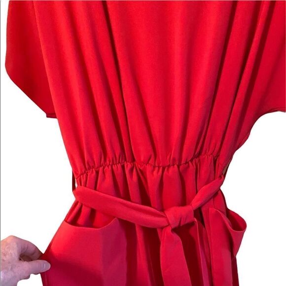 NWOT Closet London midi kimono dress with belt - Picture 8 of 10